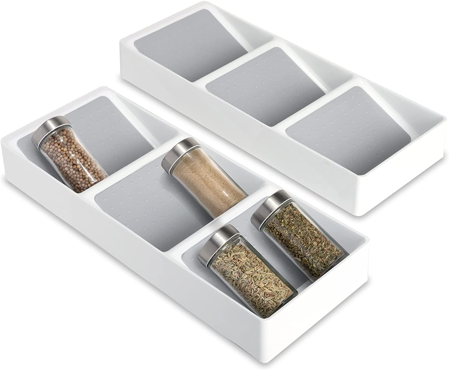 3-Tier Plastic Spice Rack Drawer