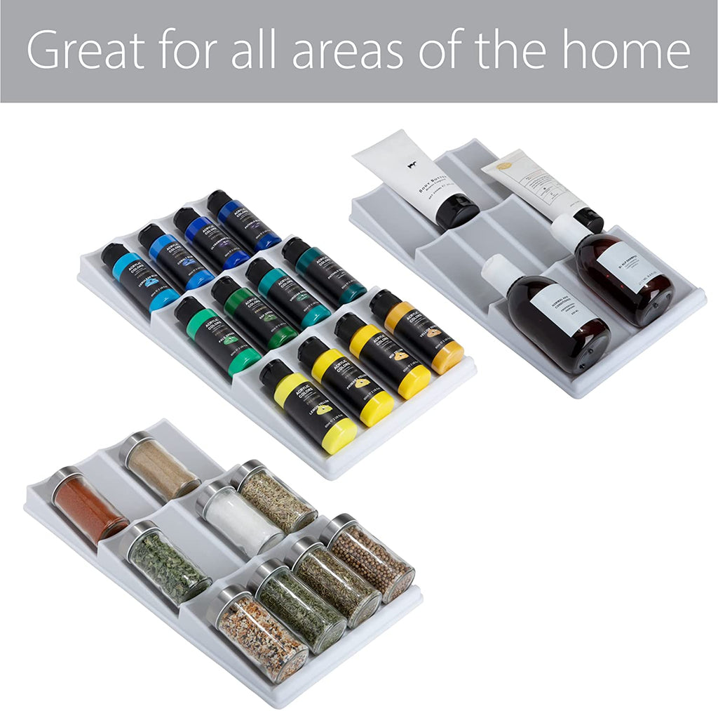 3-Tier Plastic Spice Rack Drawer