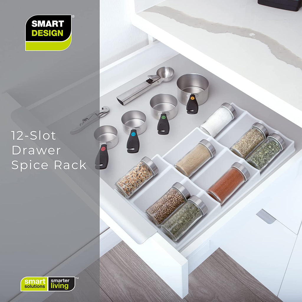 3-Tier Plastic Spice Rack Drawer