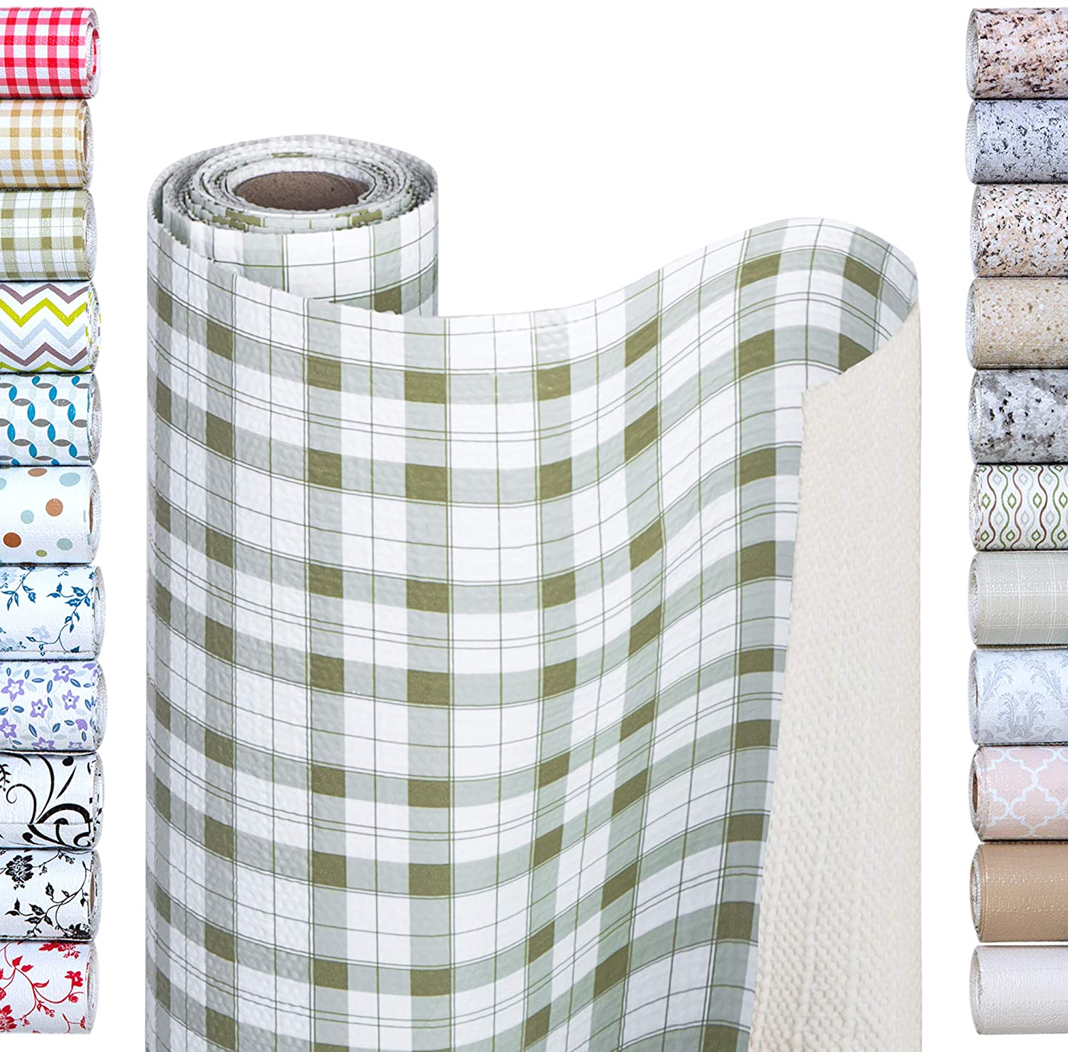 Bonded Grip Shelf Liner - 18 Inch x 5 Feet - Non-Adhesive