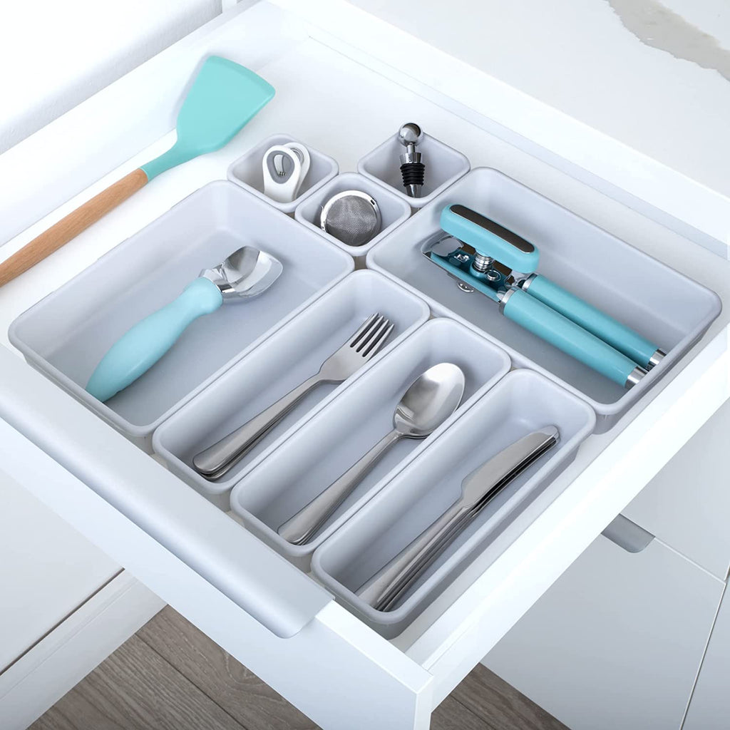 Interlocking Drawer Organizer - 8 Piece Set