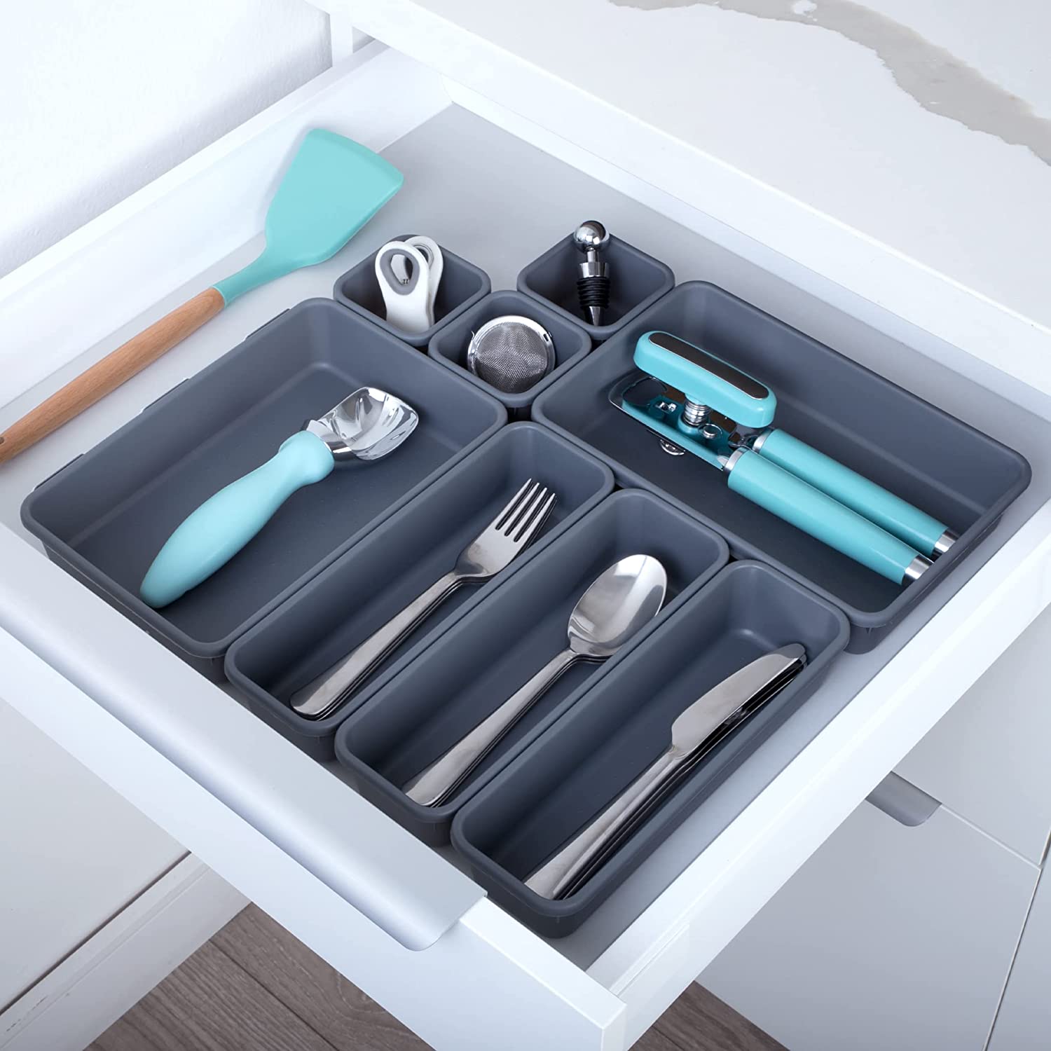 Interlocking Drawer Organizer - 8 Piece Set