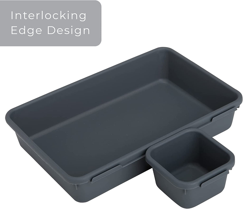 Interlocking Drawer Organizer - 8 Piece Set