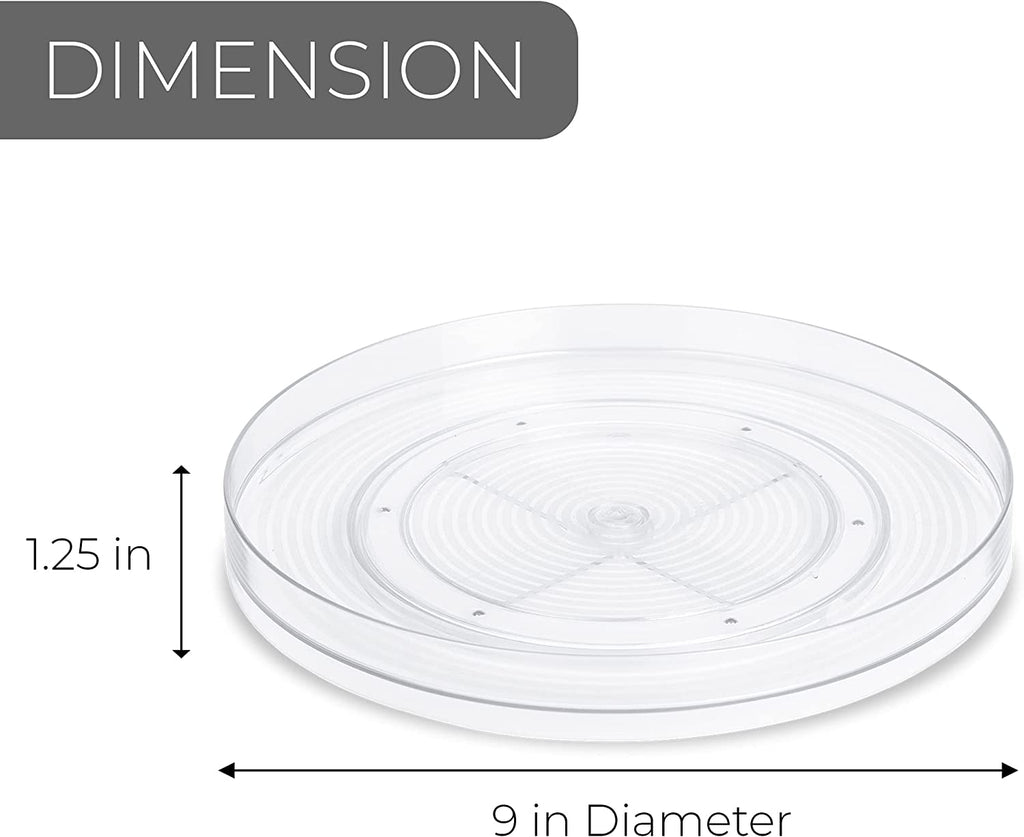 Lazy Susan Spinning Turntable Organizer - 11.5 Inch