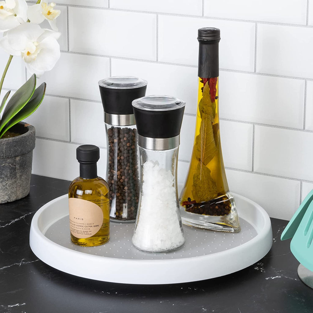 Lazy Susan Spinning Turntable Organizer - 12 Inch