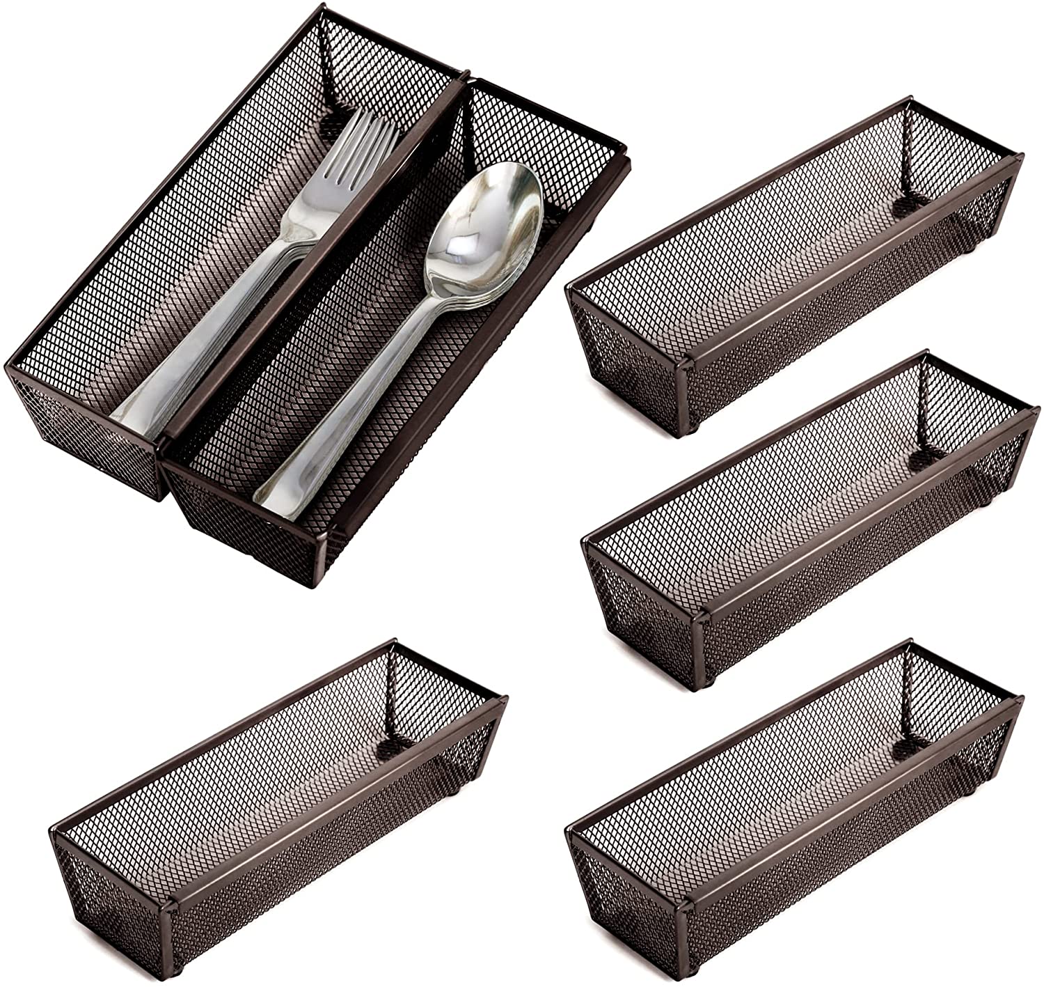 Steel Mesh Drawer Organizer (3 × 9)