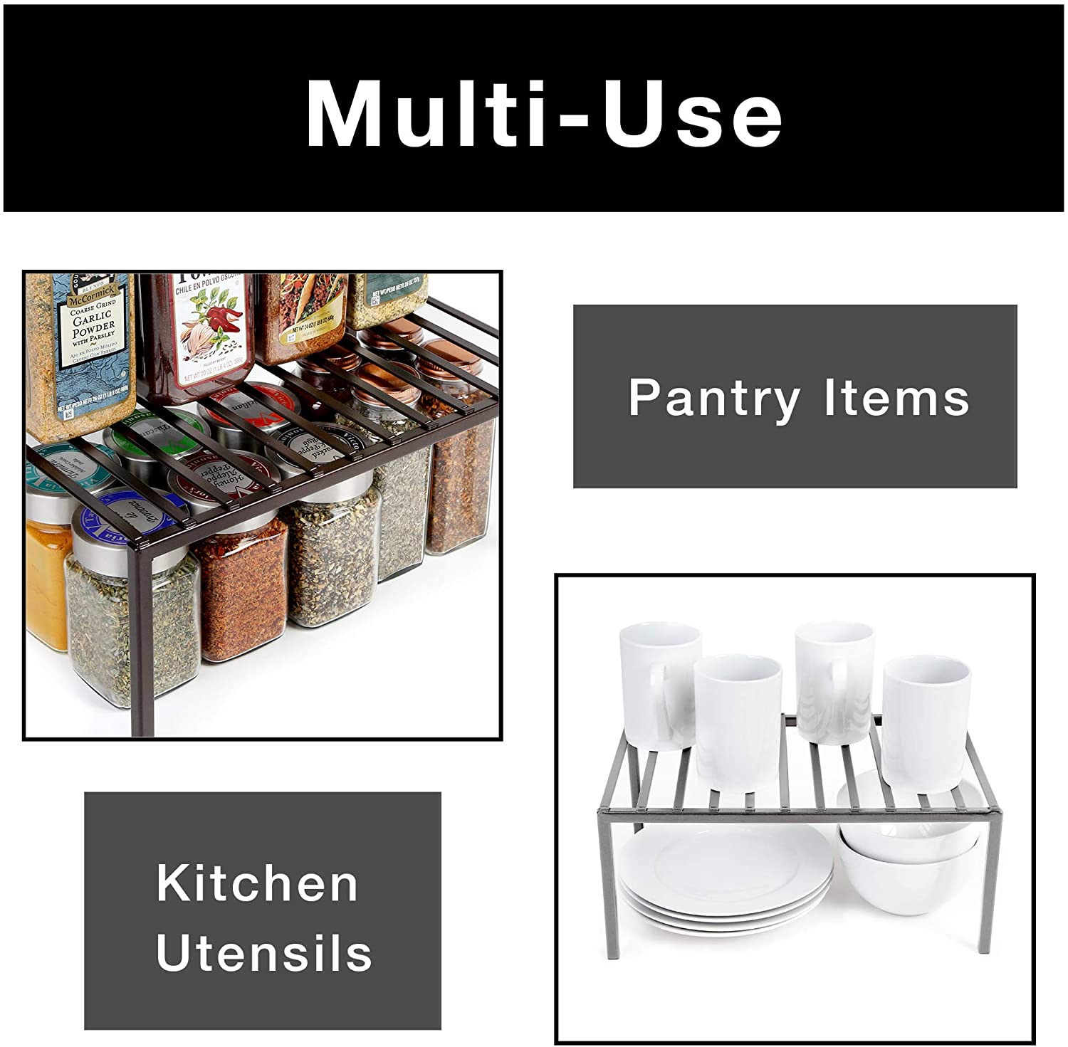 Premium Small Cabinet Storage Shelf Rack